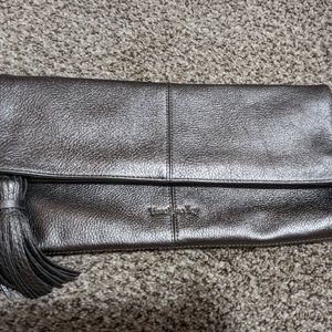 Vera Bradley Silver Clutch